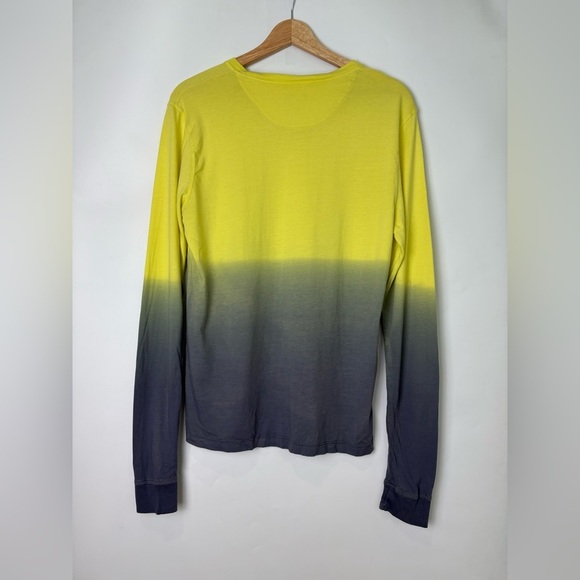 Wolf Vs Goat Long Sleeve Ombré T-shirt - Picture 2 of 6